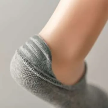 IDEGG No Show Socks for Men & Women - Invisible & Anti-Slid