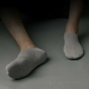 IDEGG No Show Socks for Men & Women - Invisible & Anti-Slid