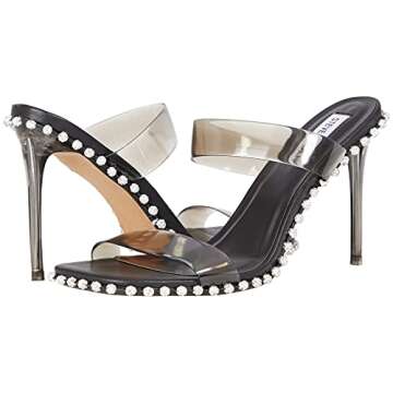 Steve Madden Scaldy Heeled Sandal Black 7.5 M