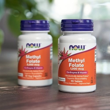 NOW Foods Methyl Folate 1,000 mcg for Energy and Clarity