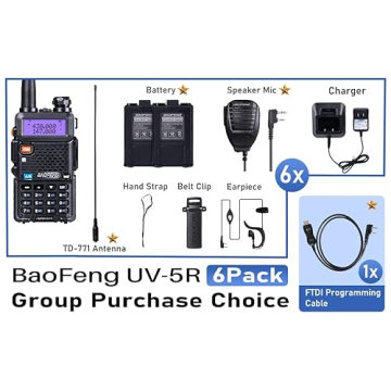 BaoFeng UV-5R Radio Bundle for Outdoor Communication