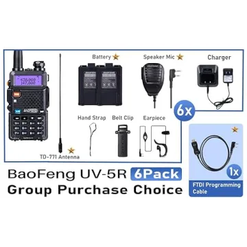 BaoFeng UV-5R Radio Bundle for Outdoor Communication