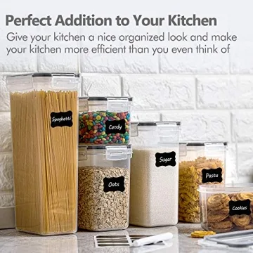 CHEFSTORY 8-Piece Airtight Food Storage Containers Set