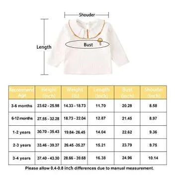 Stylish Pureborn Baby Girls Ruffle Blouse