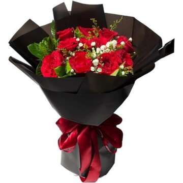 Matte Waterproof Flower Wrapping Paper | 20 Sheets | Multi Colors