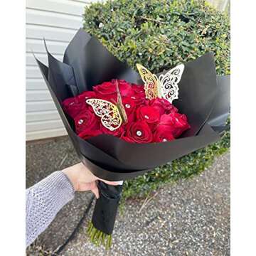 Matte Waterproof Flower Wrapping Paper | 20 Sheets | Multi Colors