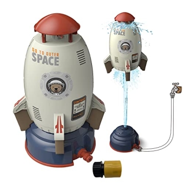 Flexyony Rocket Sprinkler - Outdoor Water Fun for Kids