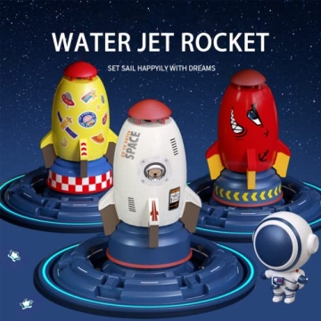 Flexyony Rocket Sprinkler - Outdoor Water Fun for Kids