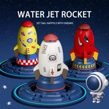 Flexyony Rocket Sprinkler - Outdoor Water Fun for Kids