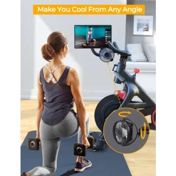 SPOFEEL Dual Fan Kit for Peloton - Adjust Speed & Cool Down