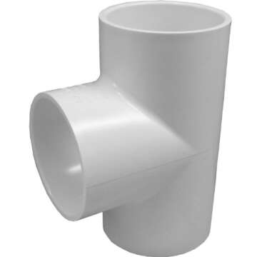 Buy Genova 1-Inch PVC Pipe Tee Fittings - 10 Pack