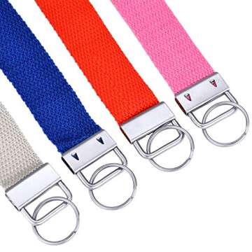 Prerrysurpasse Key Fob Hardware Kit with Pliers, 60 Sets