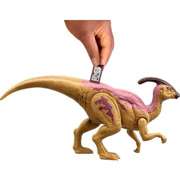 Mattel Jurassic World Wild Roar Parasaurolophus Dinosaur