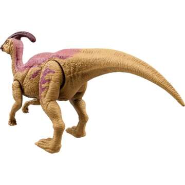 Mattel Jurassic World Wild Roar Parasaurolophus Dinosaur
