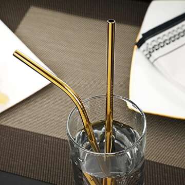 DEVICO 8-Piece Portable Utensils Set for Travel and Camping