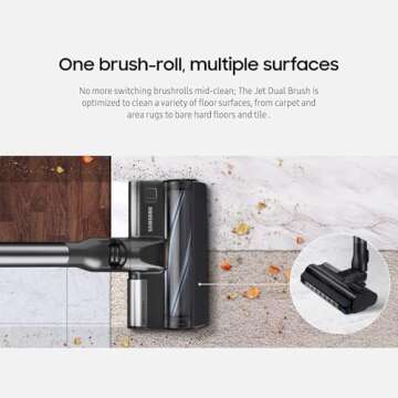 Powerful Samsung BESPOKE Jet Cordless Vacuum Cleaner