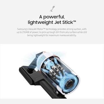 Powerful Samsung BESPOKE Jet Cordless Vacuum Cleaner