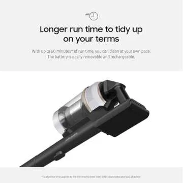 Powerful Samsung BESPOKE Jet Cordless Vacuum Cleaner