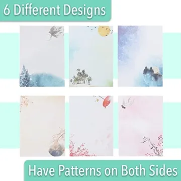 Writing Paper & Envelopes Set - 30 Sheets + 18 Accessories