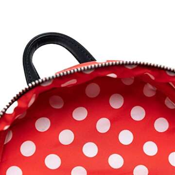 Loungefly Women's Disney Minnie Mouse Polka Dot Red Backpack