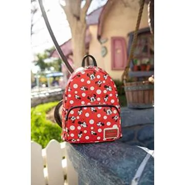 Loungefly Women's Disney Minnie Mouse Polka Dot Red Backpack