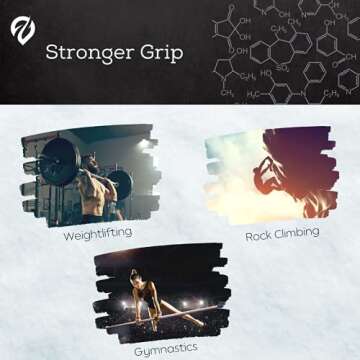 EVMT Brands Liquid Chalk, Mess Free Gym Chalk for Weightlifting, Gymnastics, Rock Climbing, Dancing. Sweat Resistant and Long Lasting for Stronger Grip. Package May Vary.