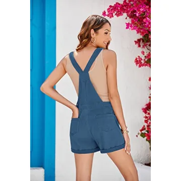 Pretifeel Women's Adjustable Straps Summer Romper