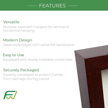 FrameWorks White Wooden Shadow Box for Cherished Memories