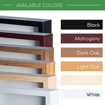 FrameWorks White Wooden Shadow Box for Cherished Memories