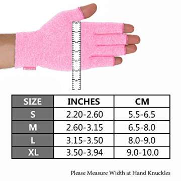 DISUPPO Arthritis Compression Gloves Relieve Pain from Rheumatoid, RSI,Carpal Tunnel, Hand Gloves Fi...