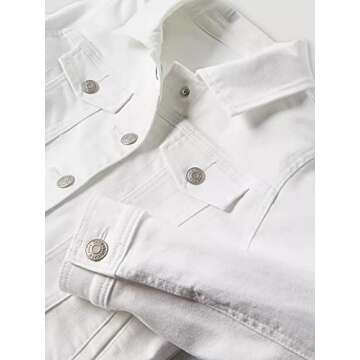 Galawaqe Boys Girls Basic Jean Jacket - Cool Denim Outerwear for Kids