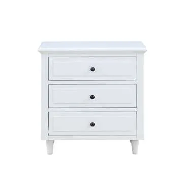 Elegant Bellemave 3-Drawer Nightstand for Stylish Storage