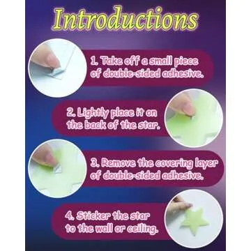 Greingways 201 Pcs Glow in The Dark Stars Stickers for Ceiling Bedroom, Stocking Stuffers for Kids Ages 2-4, 3-5, 4-8, 8-12, Kids Wall Room Decor Toddler Stocking Stuffers for Boys Girls