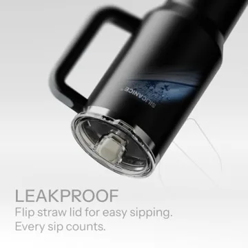 SILICANICE 40 Oz Insulated Tumbler - Ultimate Leakproof Design
