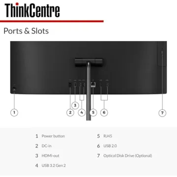 Lenovo ThinkCentre All-in-One Business Computer, 23.8" FHD Display, 12th Gen Intel 6-Core Processor, 16GB RAM, 512GB PCIe SSD, Wi-Fi, HDMI, Webcam, DVD-RW, Windows 11 Pro (Renewed)