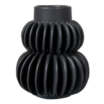 Elegant Bloomingville Modern Stoneware Vase - Black