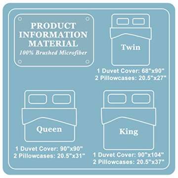 HOMEIDEAS Duvet Cover Queen Grey 3 Piece - Ultra Soft Brushed 1800 Microfiber - Breathable Comforter Cover Sets with Zipper Closure & Corner Ties - No Iron Needed, Fade & Wrinkle Resistant