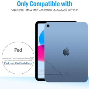 LTROP Kids Case for iPad 11th &10th Generation (2025/2022) with Screen Protector, Durable Shockproof...