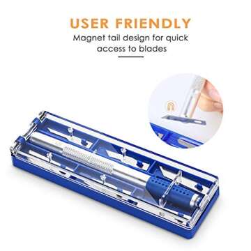 Craft Hobby Knife Set for Art Projects with Blades