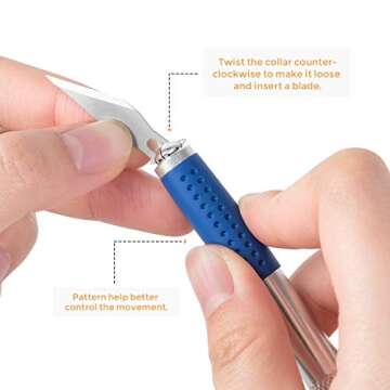 Craft Hobby Knife Set for Art Projects with Blades