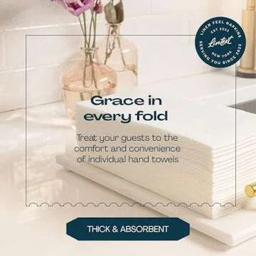 Premium Disposable Linen-Feel Towels for Guests - 200 Pack