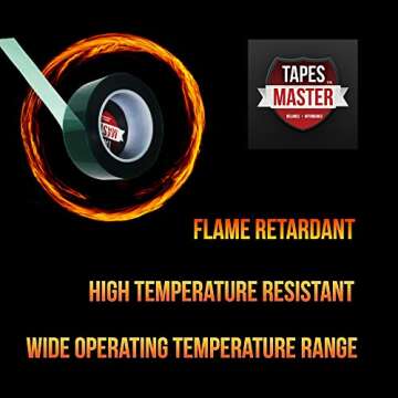 High-Temperature Green Polyester Tape for Powder Coating