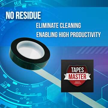 High-Temperature Green Polyester Tape for Powder Coating