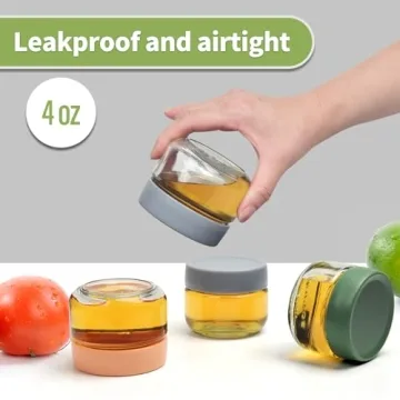 EONJOE Glass Baby Food Jars - 12-Pack BPA Free Baby Food Containers