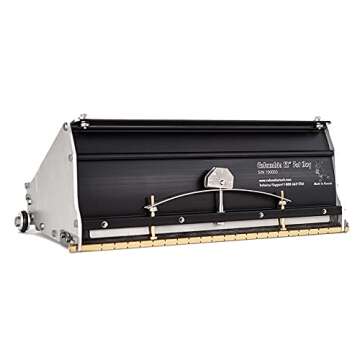 Columbia 12-Inch"Fat Boy" Drywall Flat Finishing Box with Inside Track Wheels