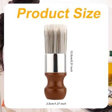 Salve Brush for Leather Care and Furniture Maintenance