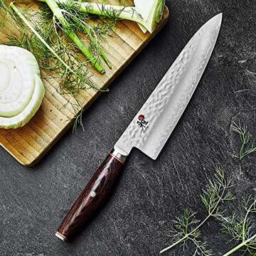 MIYABI Artisan 8-inch Chef Knife Made in Japan for Excellence