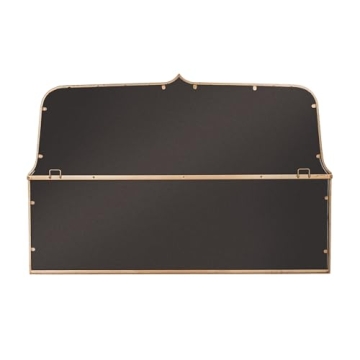 Creative Co-Op Arched Distress Gold Wall Mirror