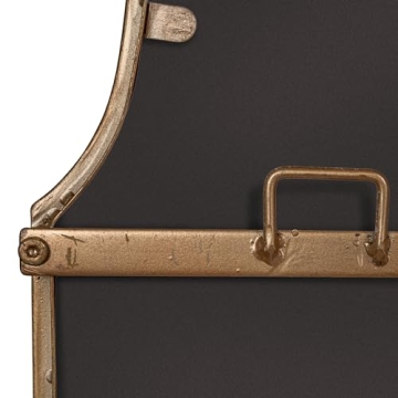 Creative Co-Op Arched Distress Gold Wall Mirror