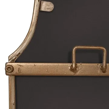 Creative Co-Op Arched Distress Gold Wall Mirror